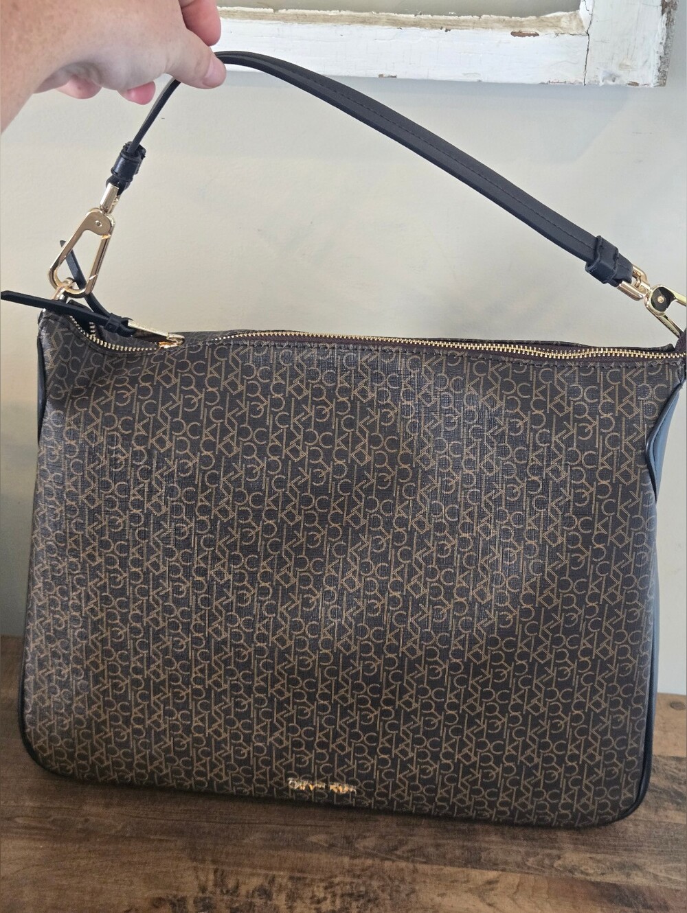 Calvin Klein Monogram Shoulder Bag NEW